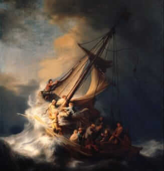 The Storm on the Sea of Galilee - by Rembrandt