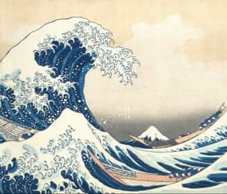 The Great Wave off Kanagawa - by Hokusai